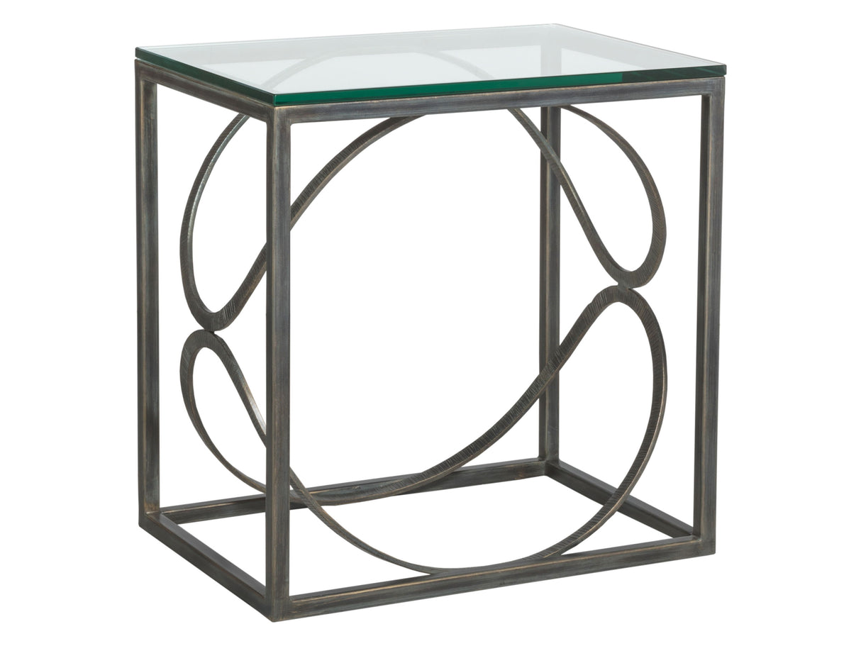 Metal Designs - Ellipse Rectangular End Table