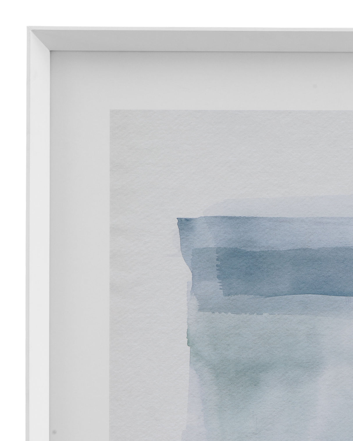 Water Color Lens I Framed Print - White