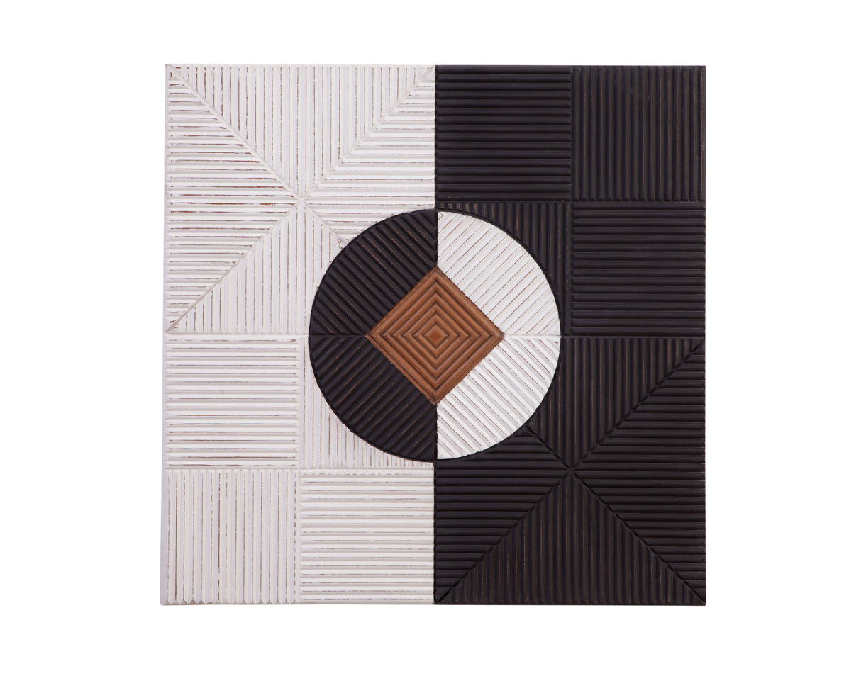 Mercury Wall Hanging - White / Black