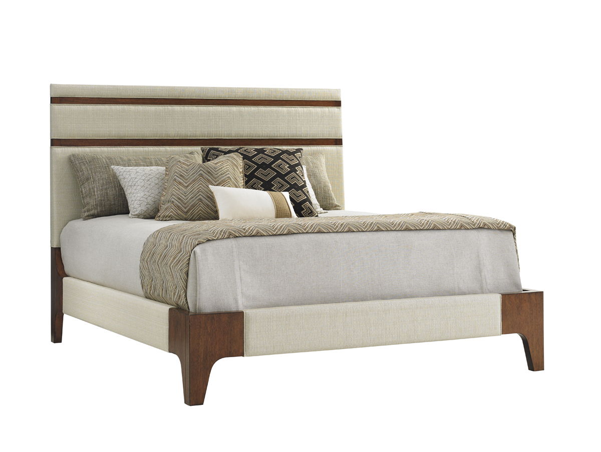 Island Fusion - Mandarin Upholstered Panel Bed