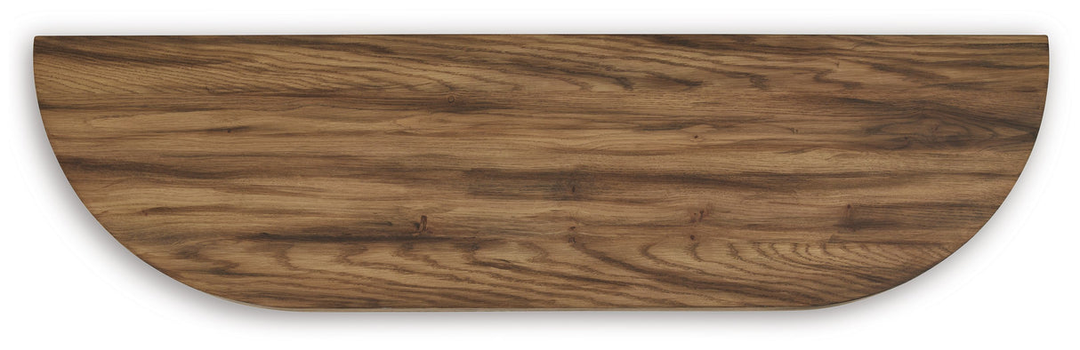 Austanny - Sofa Table - Warm Brown