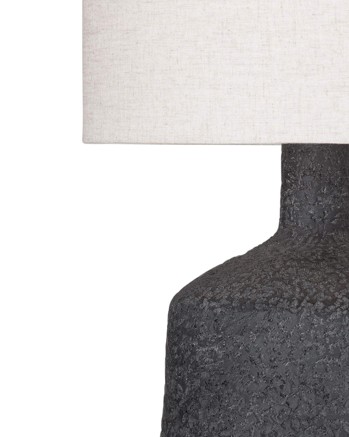 Hartley - Table Lamp - Dark Gray / White