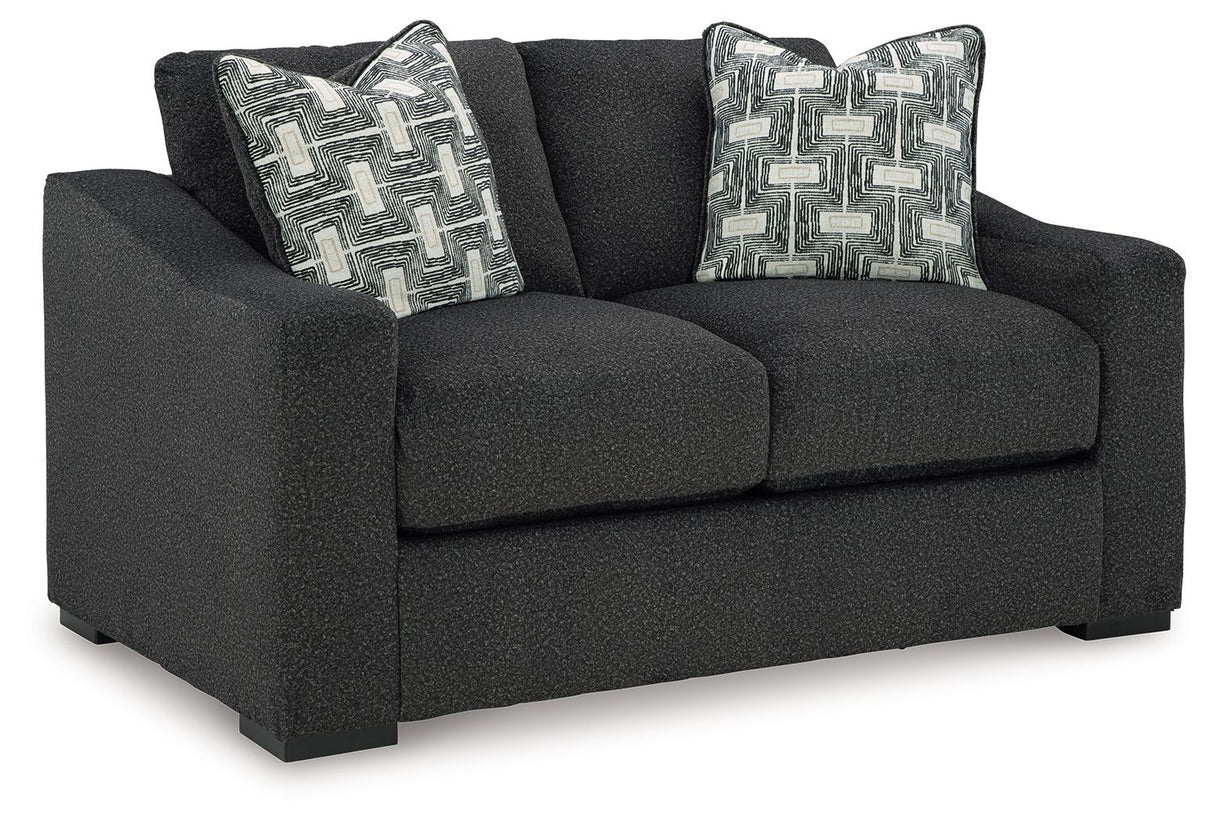 Wryenlynn - Loveseat - Onyx