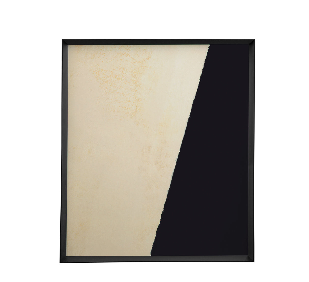 Optical IV Framed Art - Beige / Black