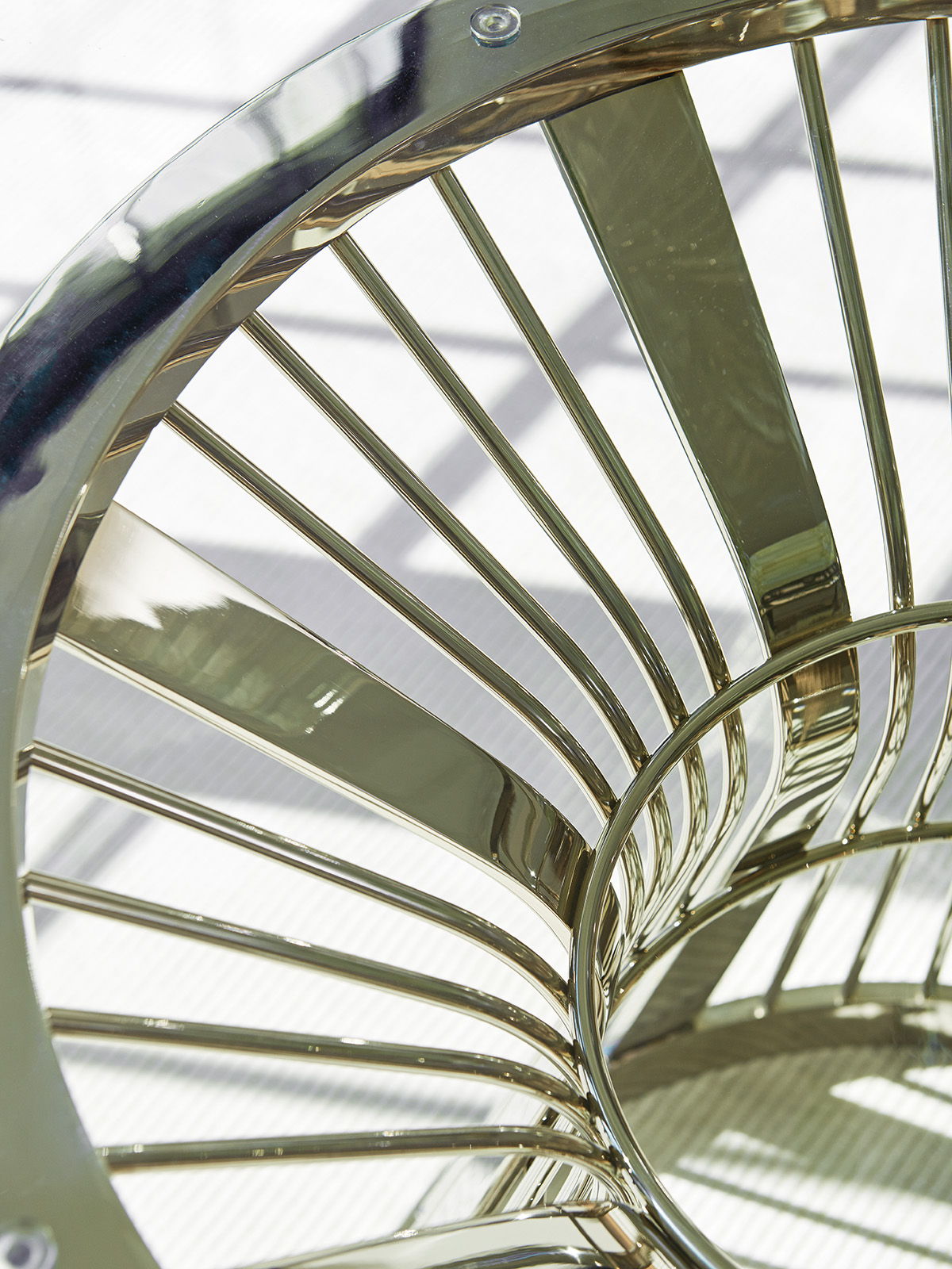 Ariana - Riviera Stainless Dining Table With Glass Top