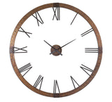 Amarion - 60" Copper Wall Clock - Light Brown