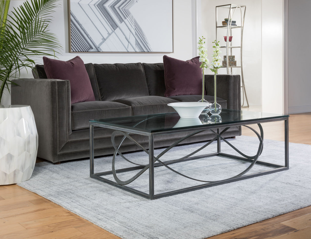 Metal Designs - Ellipse Rectangular Cocktail Table