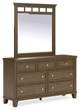 Shawbeck - Medium Brown - Dresser And Mirror