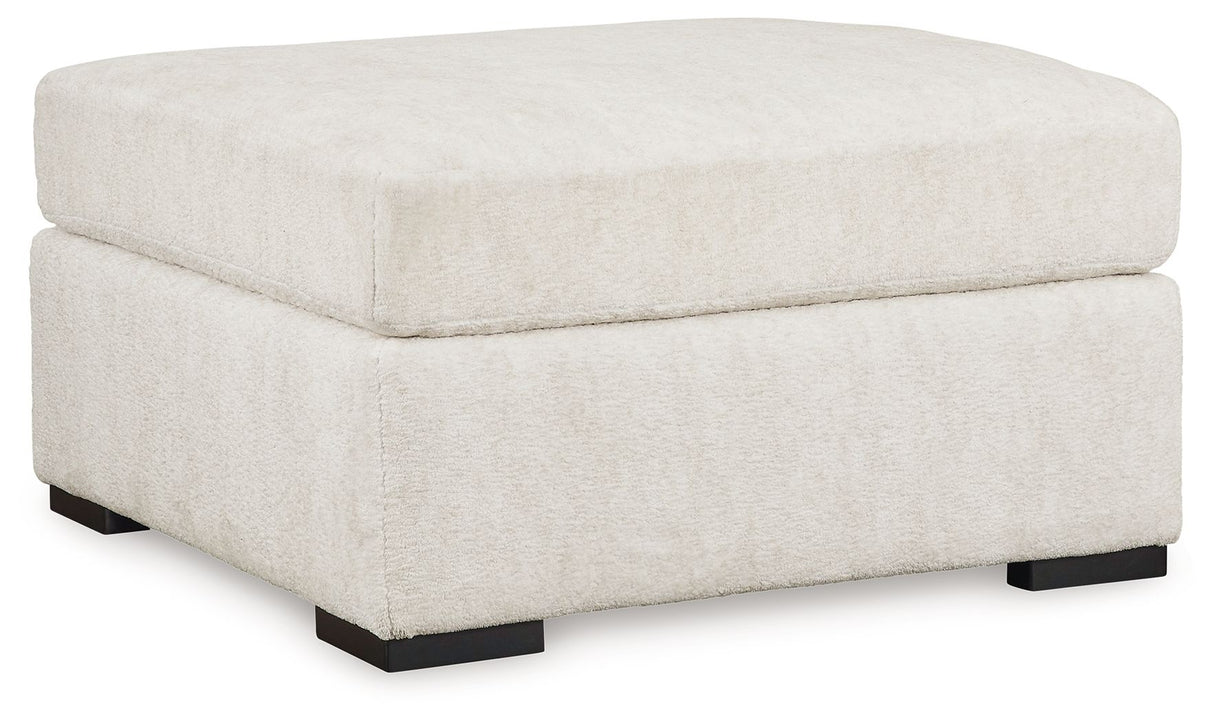 Chessington - Oversized Accent Ottoman - Ivory