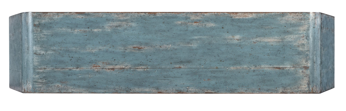 Commerce And Market - Inside Track Console Table - Blue