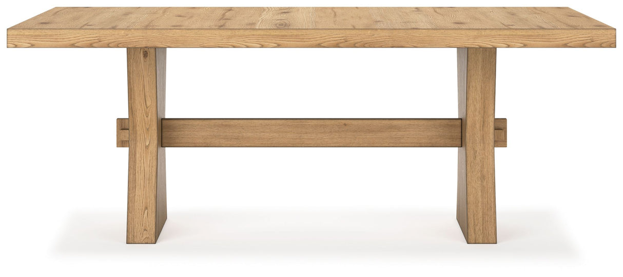 Galliden - Rectangular Dining Room Table - Light Brown