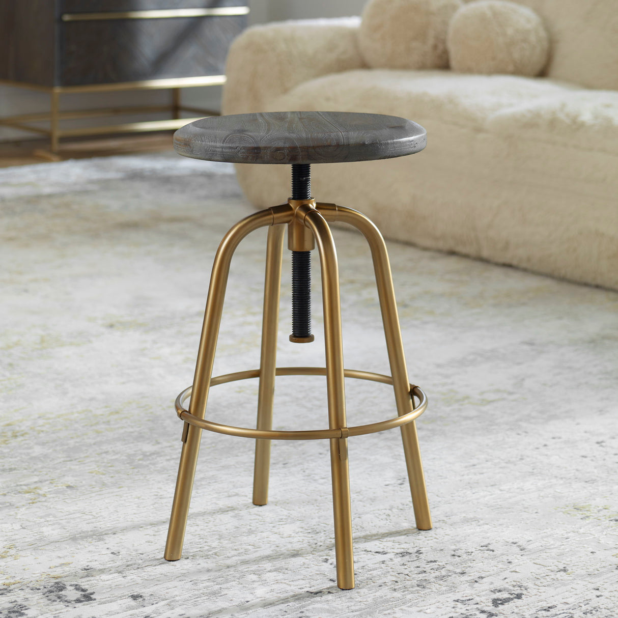 Revolve - Counter Stool - Bronze