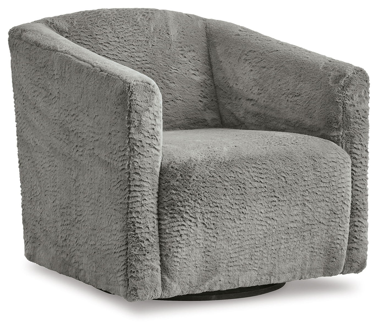 Bramner - Swivel Accent Chair - Charcoal