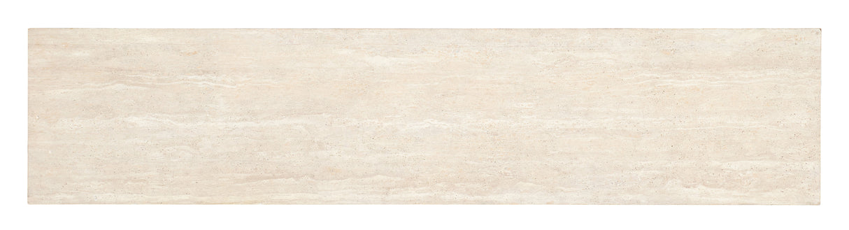 Commerce And Market - Boomerang Console Table - White