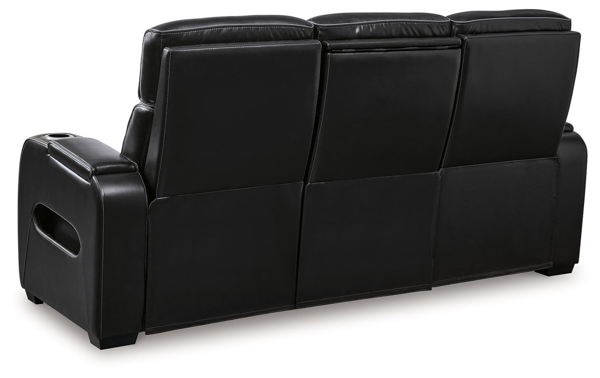 Boyington - 2 Pc. - Power Reclining Sofa And Loveseat - Black