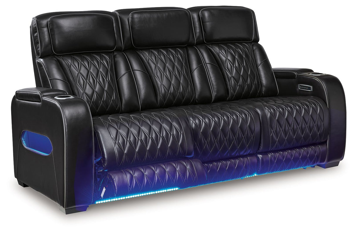 Boyington - 2 Pc. - Power Reclining Sofa And Loveseat - Black