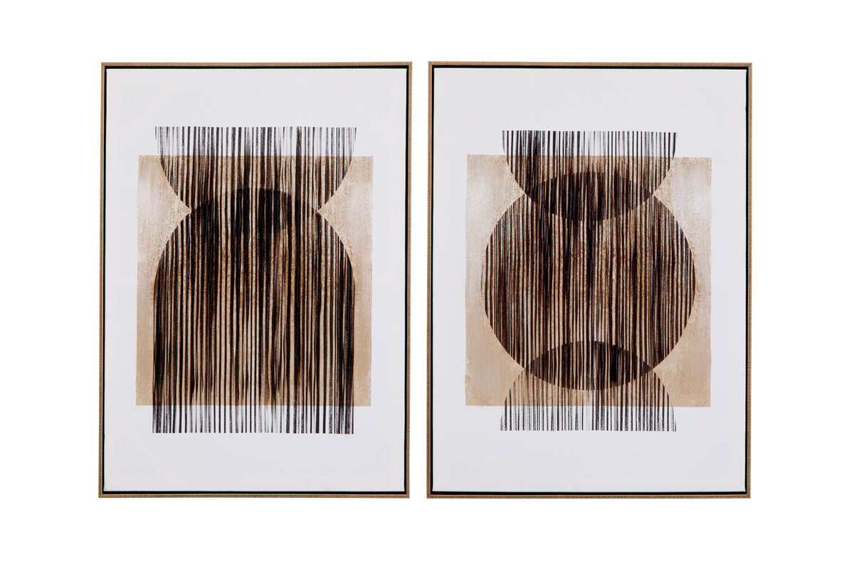 Together Canvas Art (Set of 2) - Light Brown