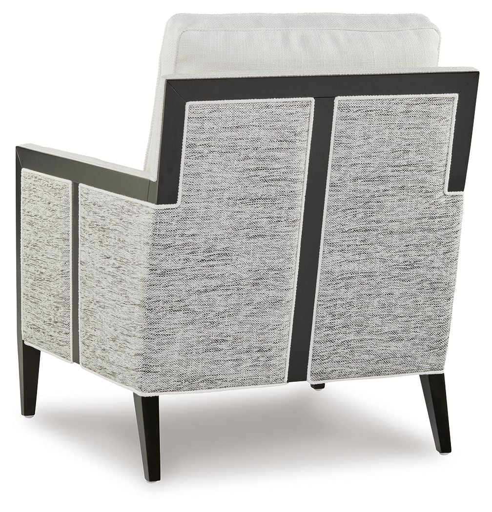 Ardenworth - Accent Chair - Black / Ivory