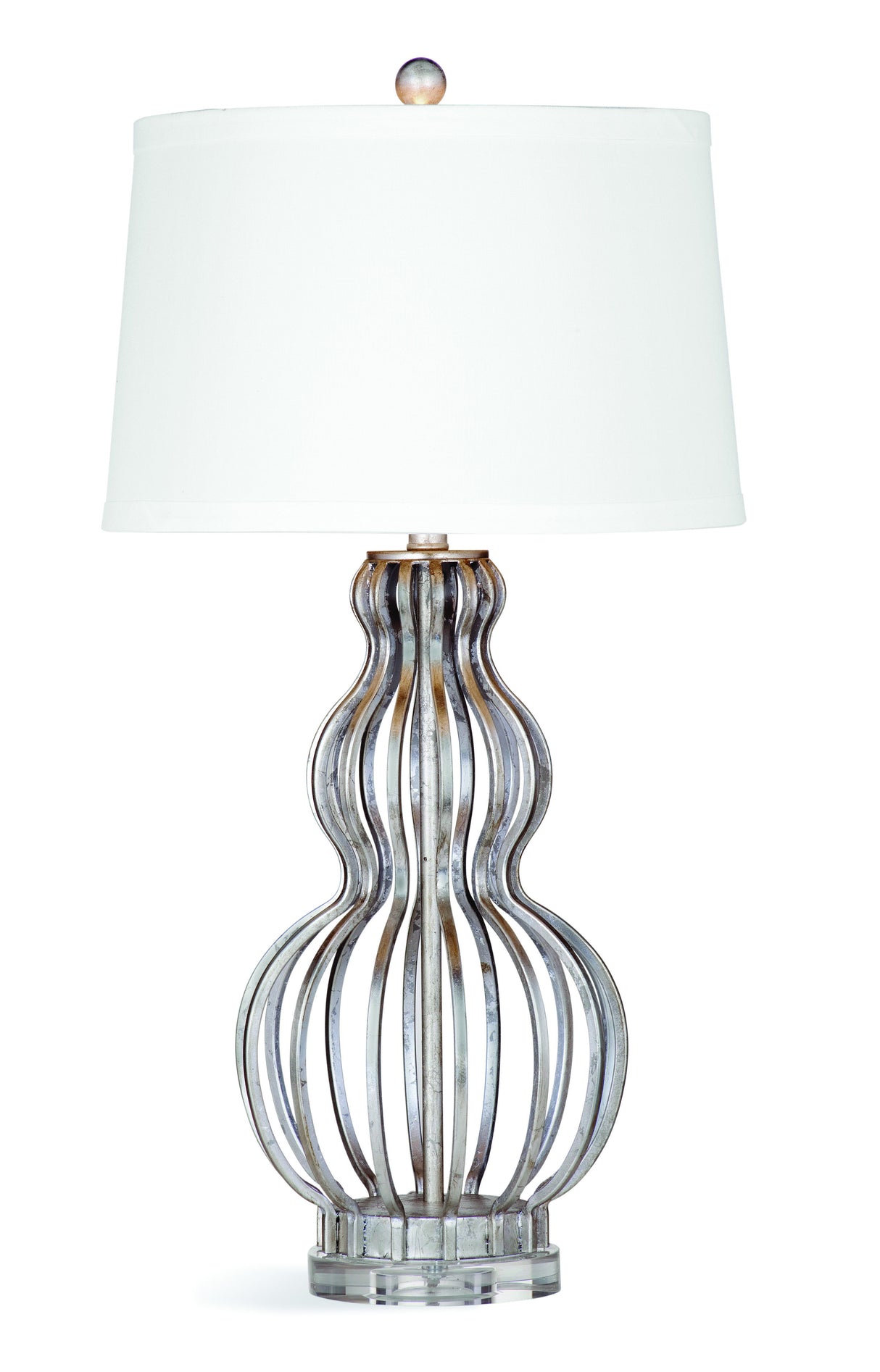 Sophie - Table Lamp - Silver / White