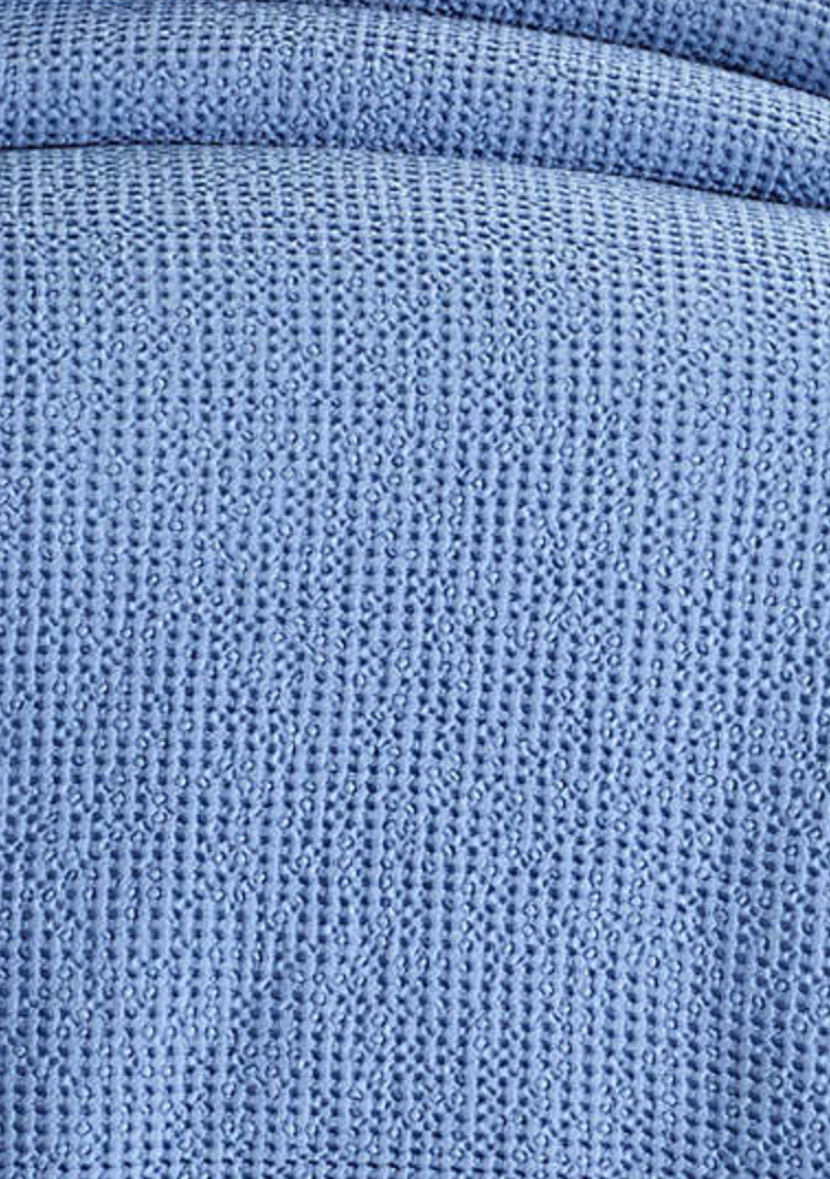 Bubble Matelassé Coverlet - WHITE, FRENCH BLUE, SKY, DOVE GREY OR TANGERINE