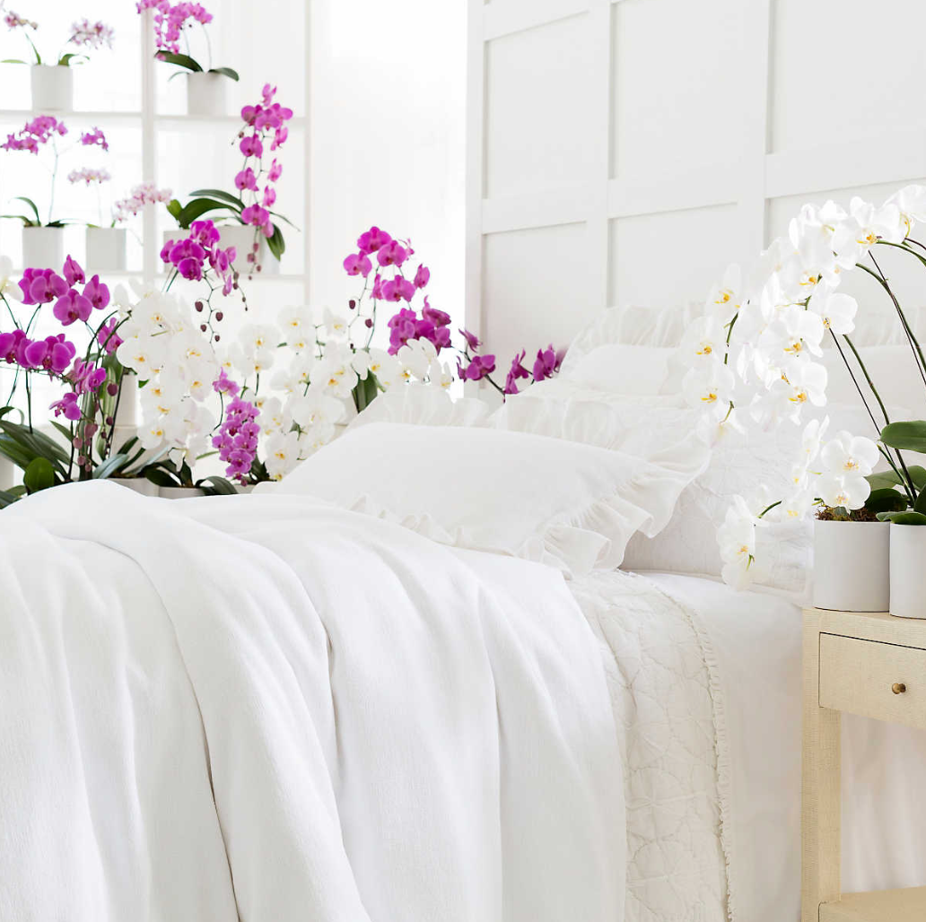 Montauk White Duvet Cover