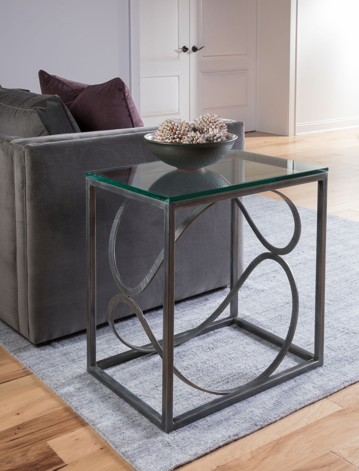 Metal Designs - Ellipse Rectangular End Table