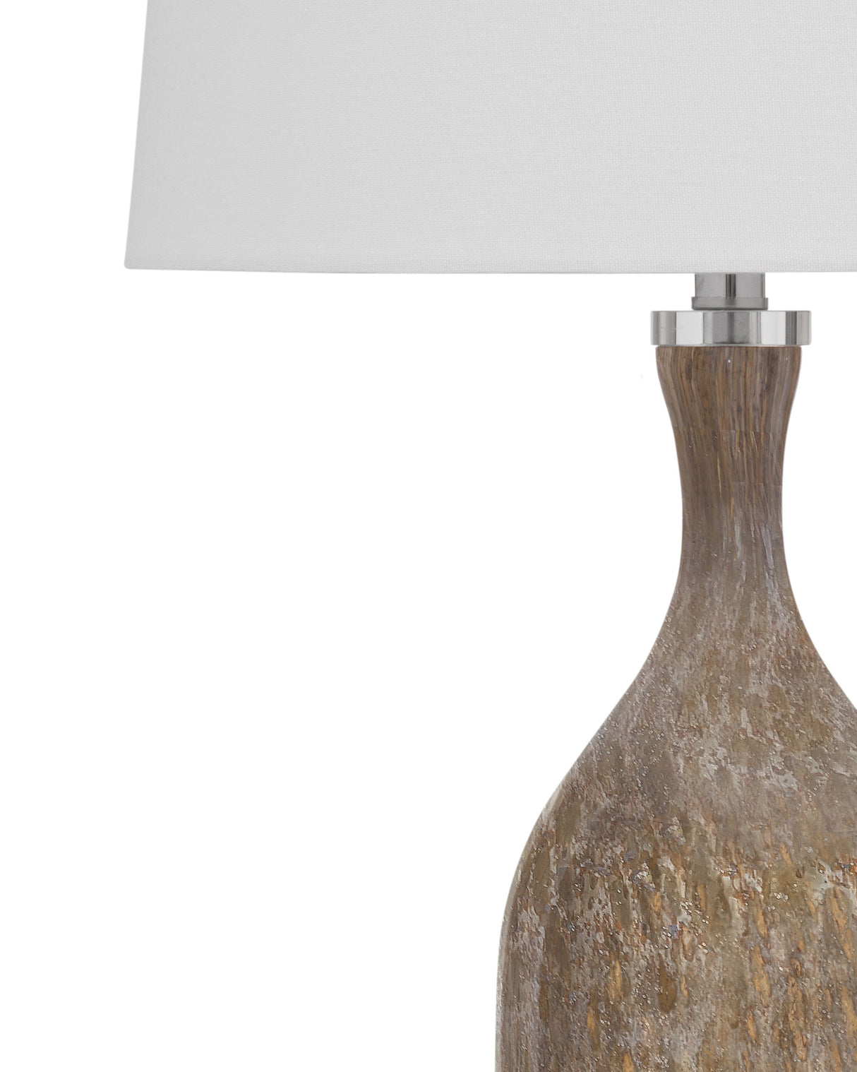 Greeley - Table Lamp - Dark Brown / White