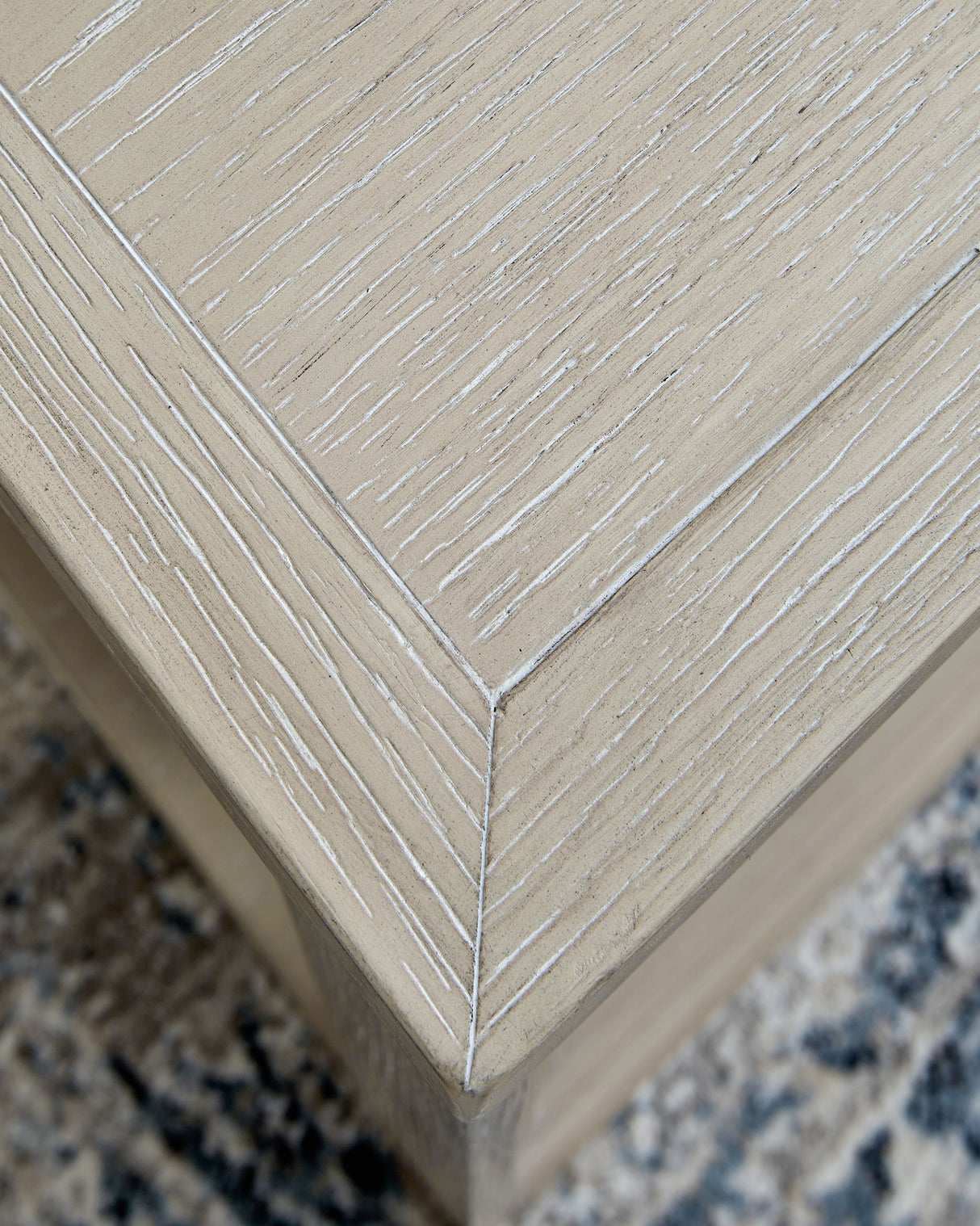 Marxhart - Square End Table - Bisque