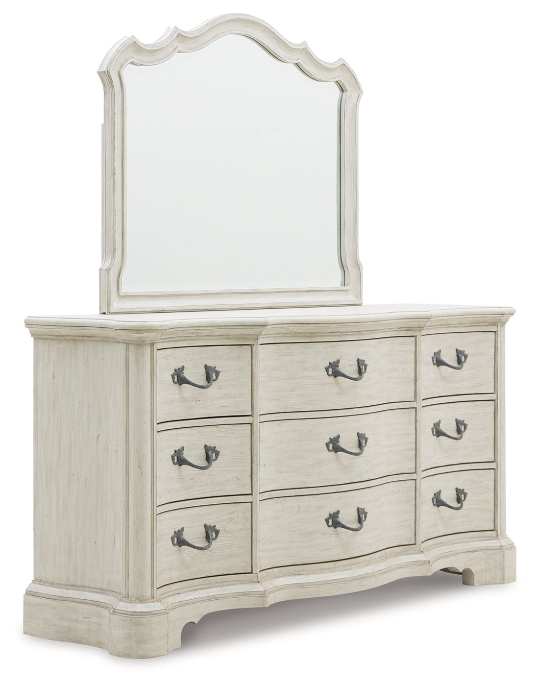 Arlendyne - Dresser And Mirror - Antique White