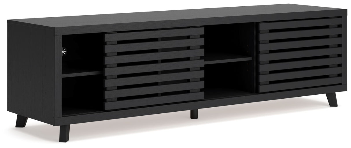 Danziar - Extra Large TV Stand - Black