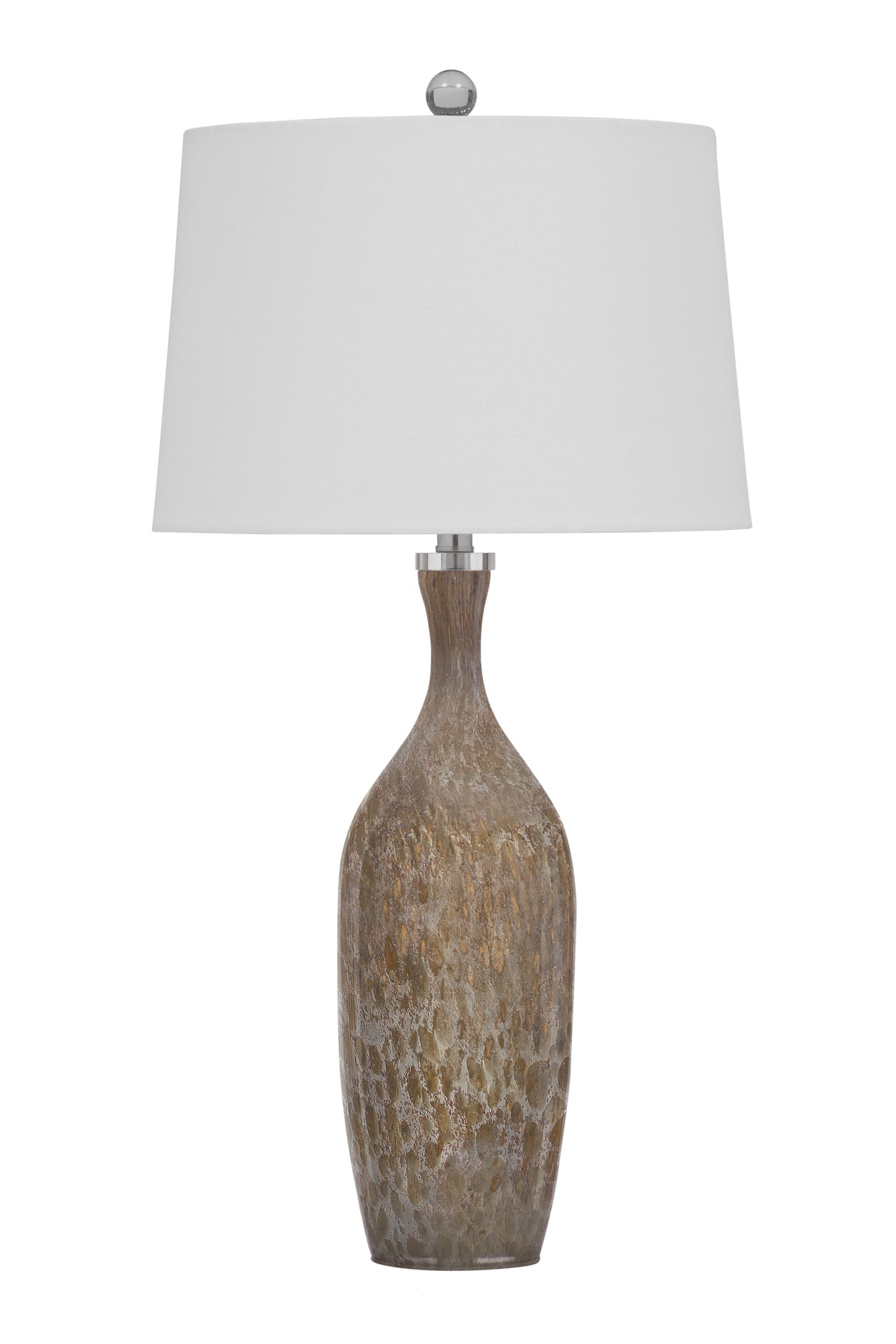 Greeley - Table Lamp - Dark Brown / White