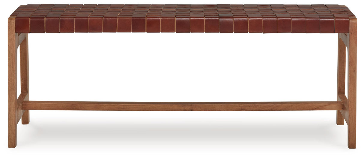 Lemmund - Accent Bench - Natural / Brown
