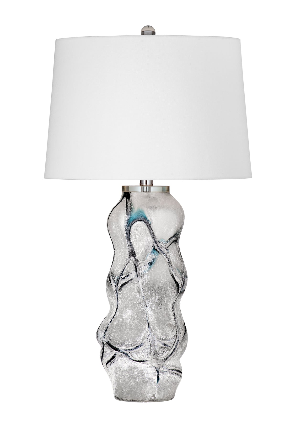Ion - Table Lamp - Pearl Silver / White