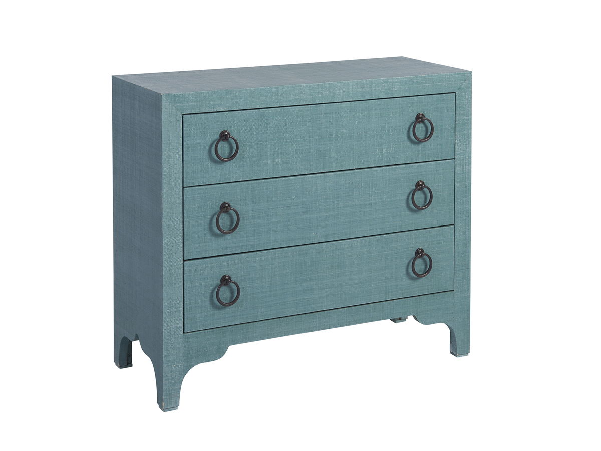 Newport - Balboa Island Raffia Hall Chest