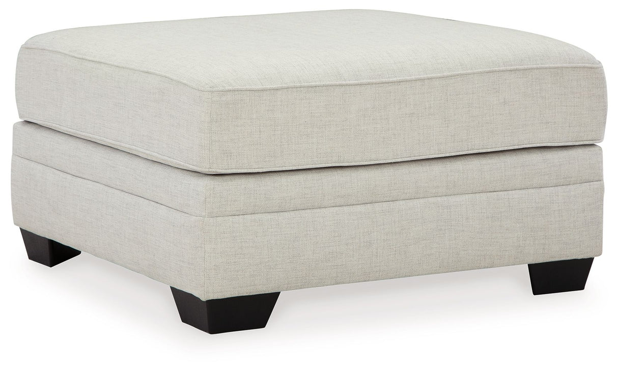 Huntsworth - Oversized Accent Ottoman - Dove Gray