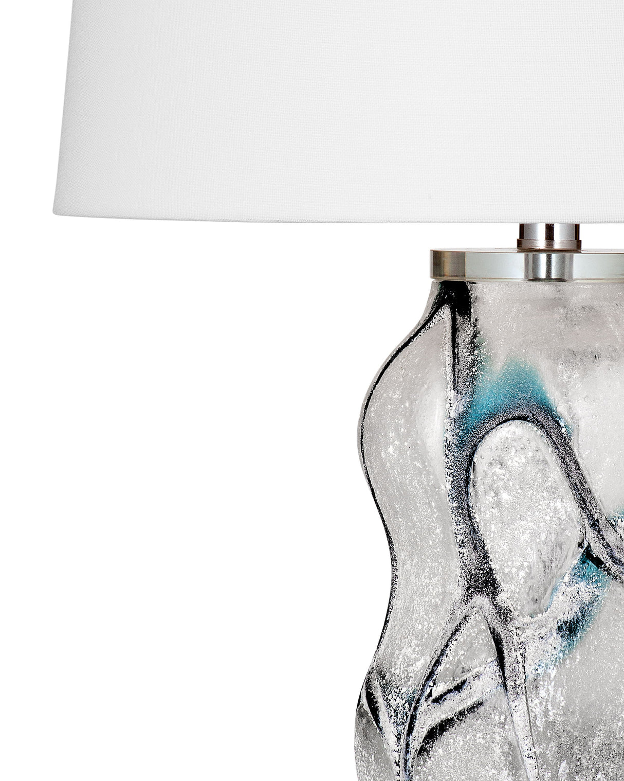Ion - Table Lamp - Pearl Silver / White