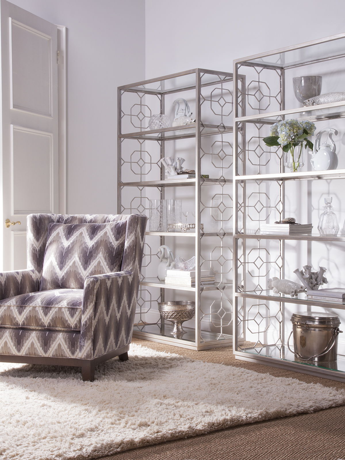 Metal Designs - Honeycomb Etagere