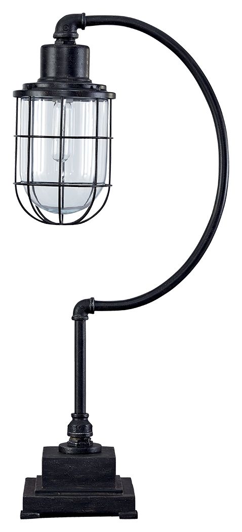 Jae - Metal Desk Lamp - Antique Black