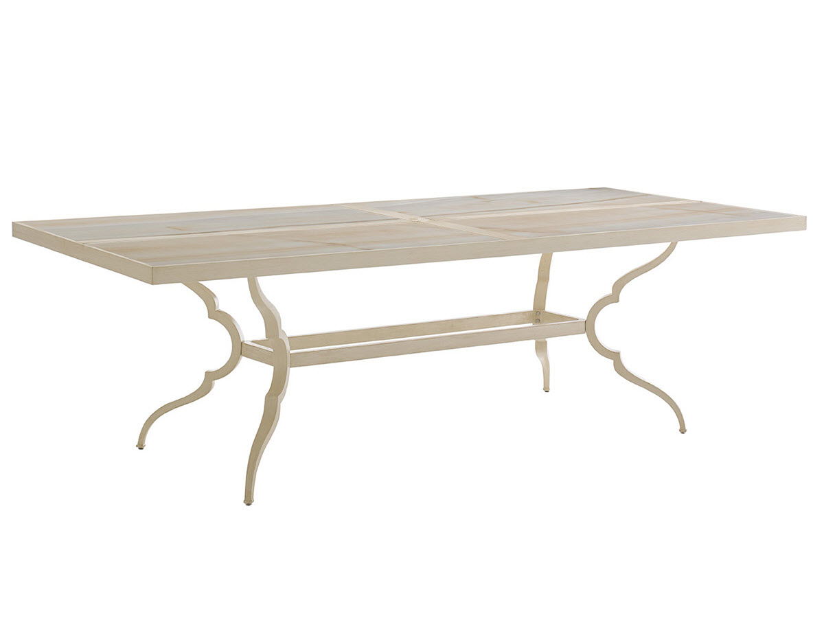 Misty Garden - Dining Table With Porcelain Top - Beige