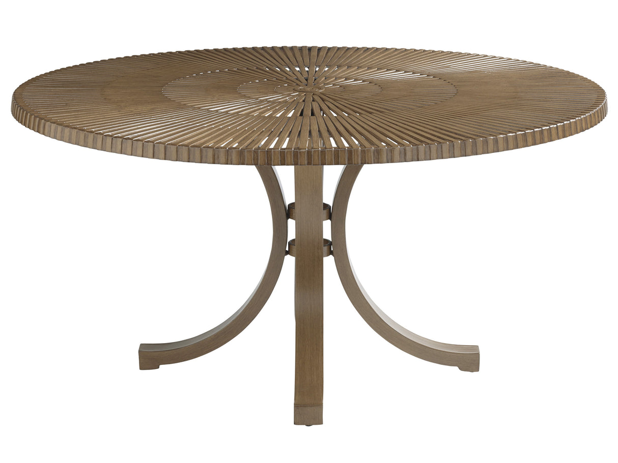 St Tropez - Round Dining Table - Light Brown