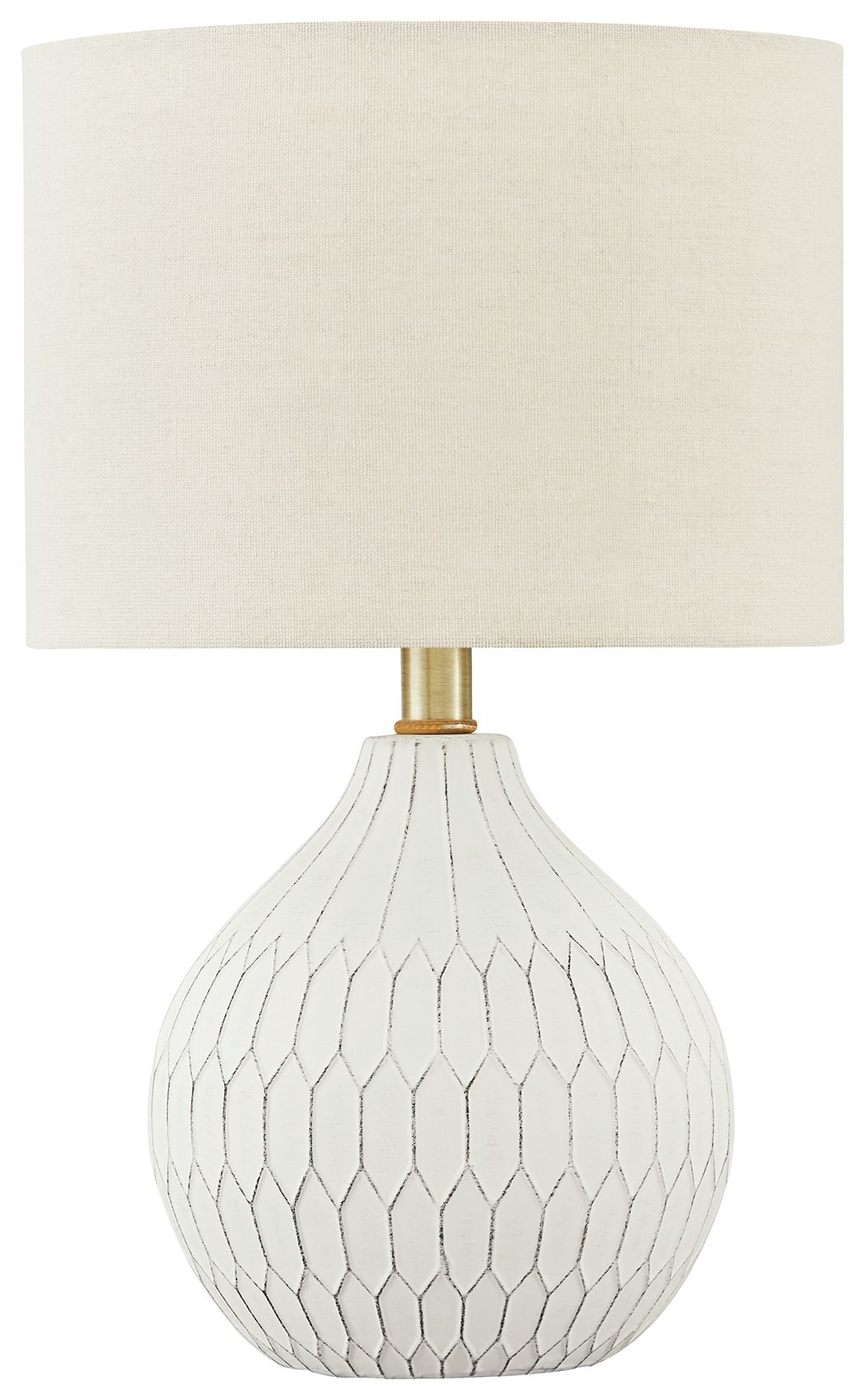 Wardmont - Ceramic Table Lamp - White