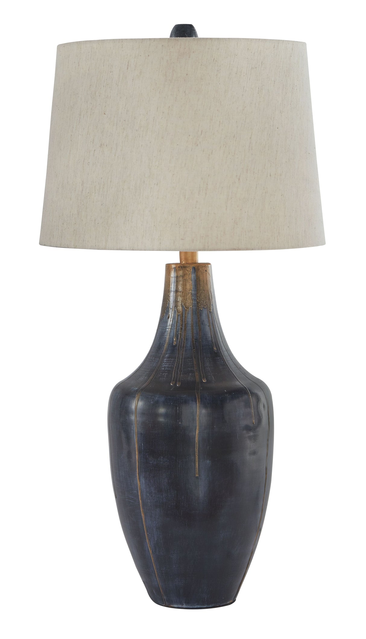 Evania - Metal Table Lamp - Indigo