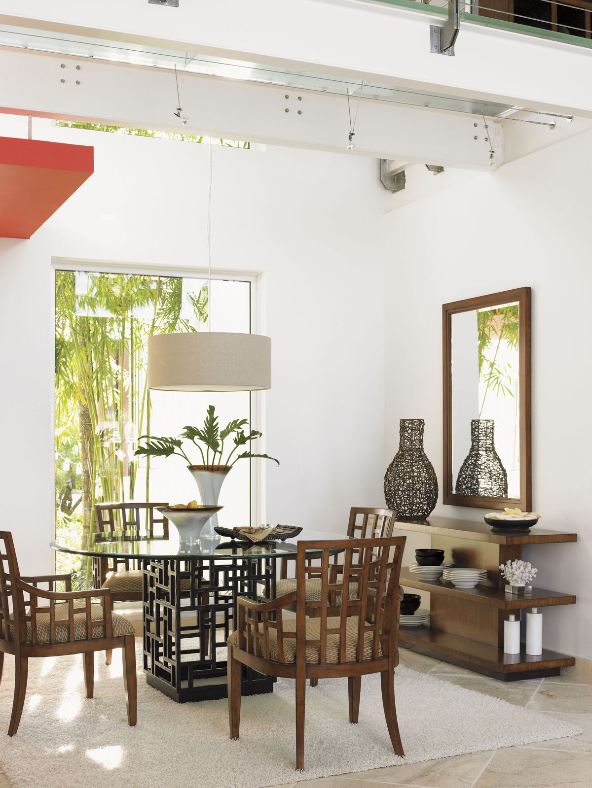 Ocean Club - South Sea Dining Table With Glass Top