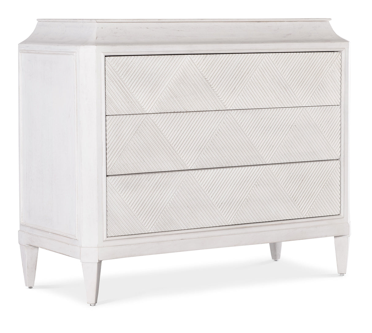 Commerce And Market - Argyle Three-Drawer Chest - White