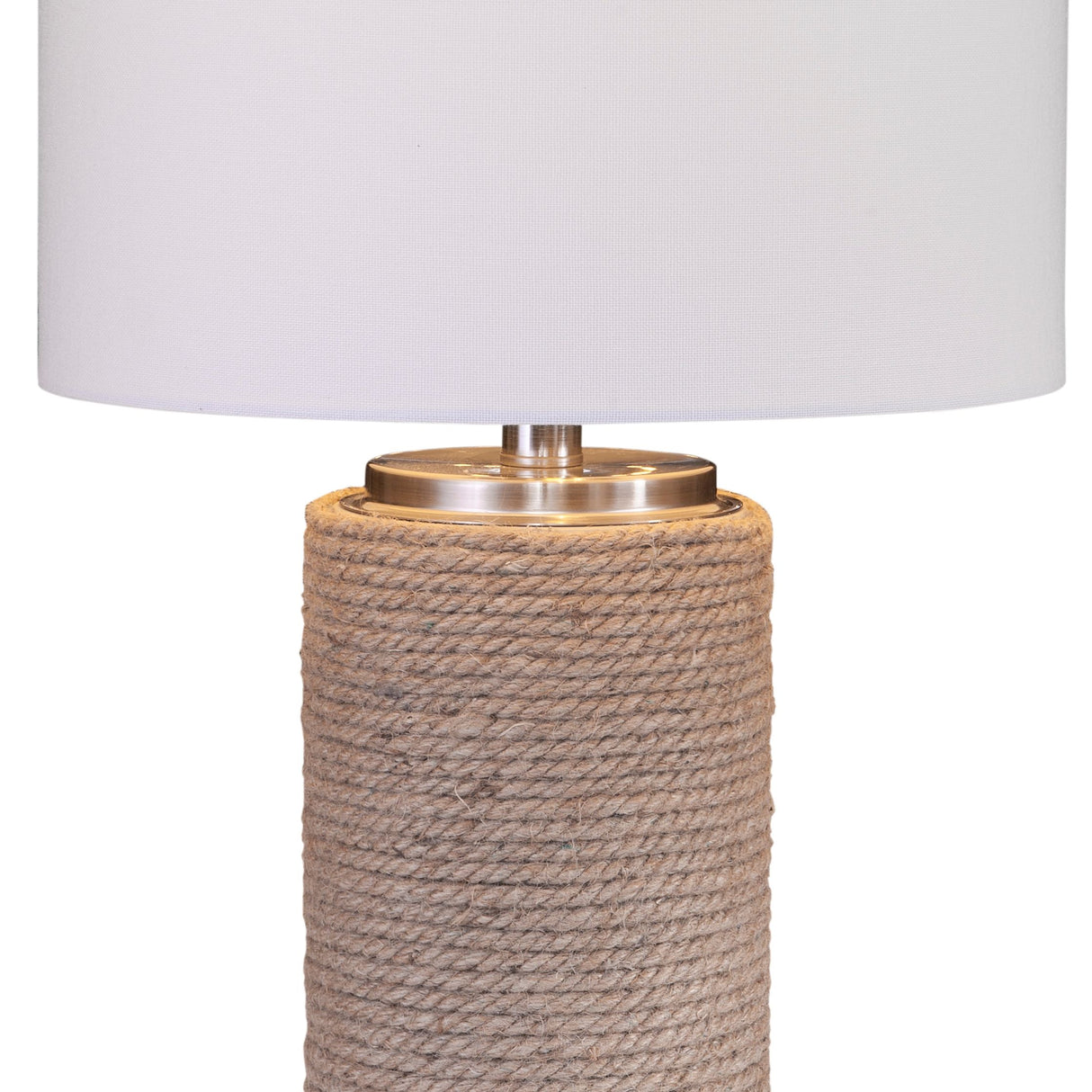 Lakeland - Table Lamp - Light Brown / White