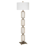 Link - Brushed Gold Floor Lamp