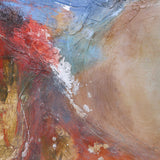 Summer Sunset - Abstract Art - Red