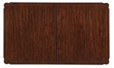 Charleston - Rectangle Leg Dining Table With 2-22" leaves - Dark Brown