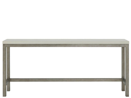 Oasis - Console With 3 Stools - Gray / Beige