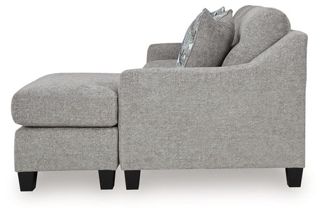 Keenelynn - Sofa Chaise - Nickel